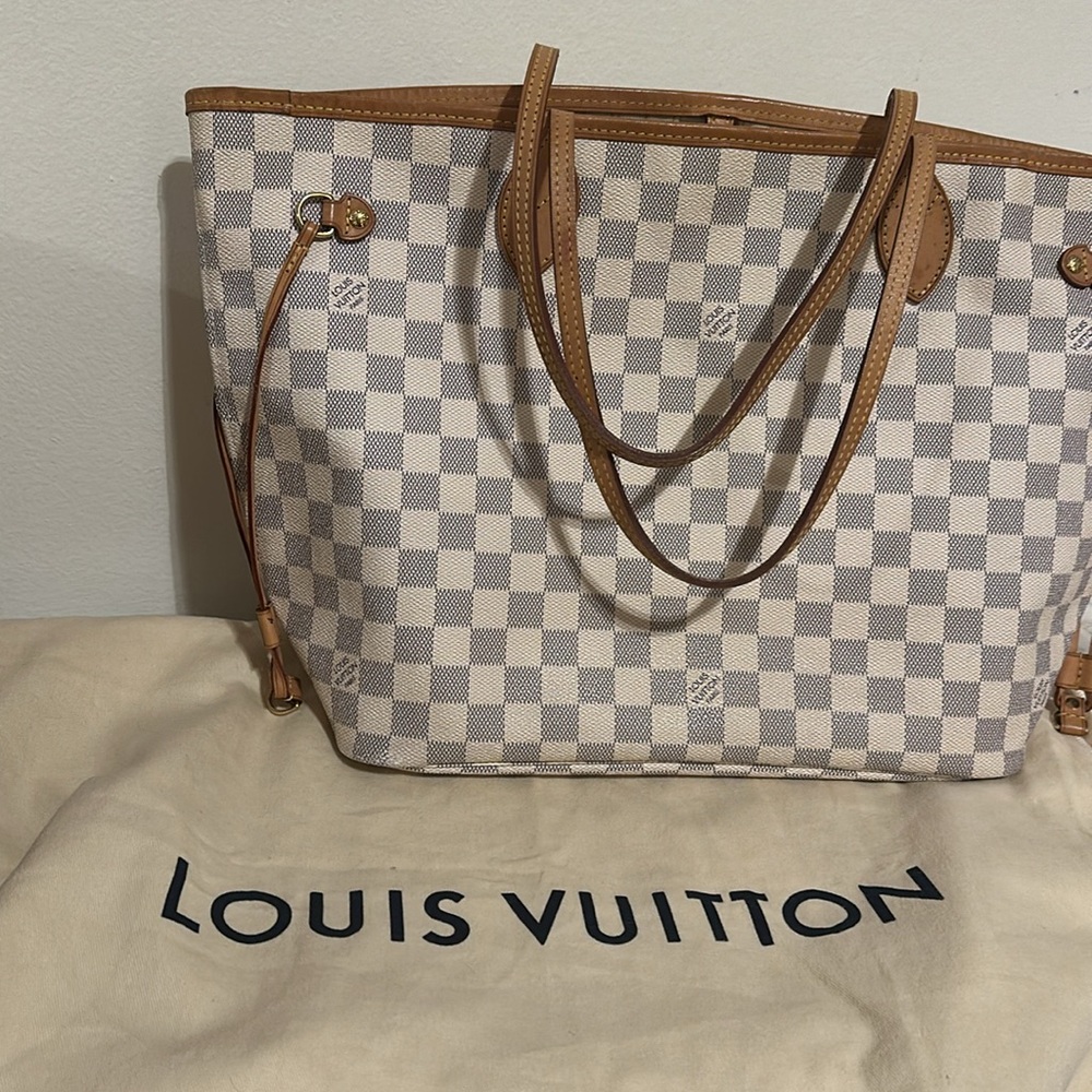 ❌sold❌Louis Vuitton Neverfull Damier Azur